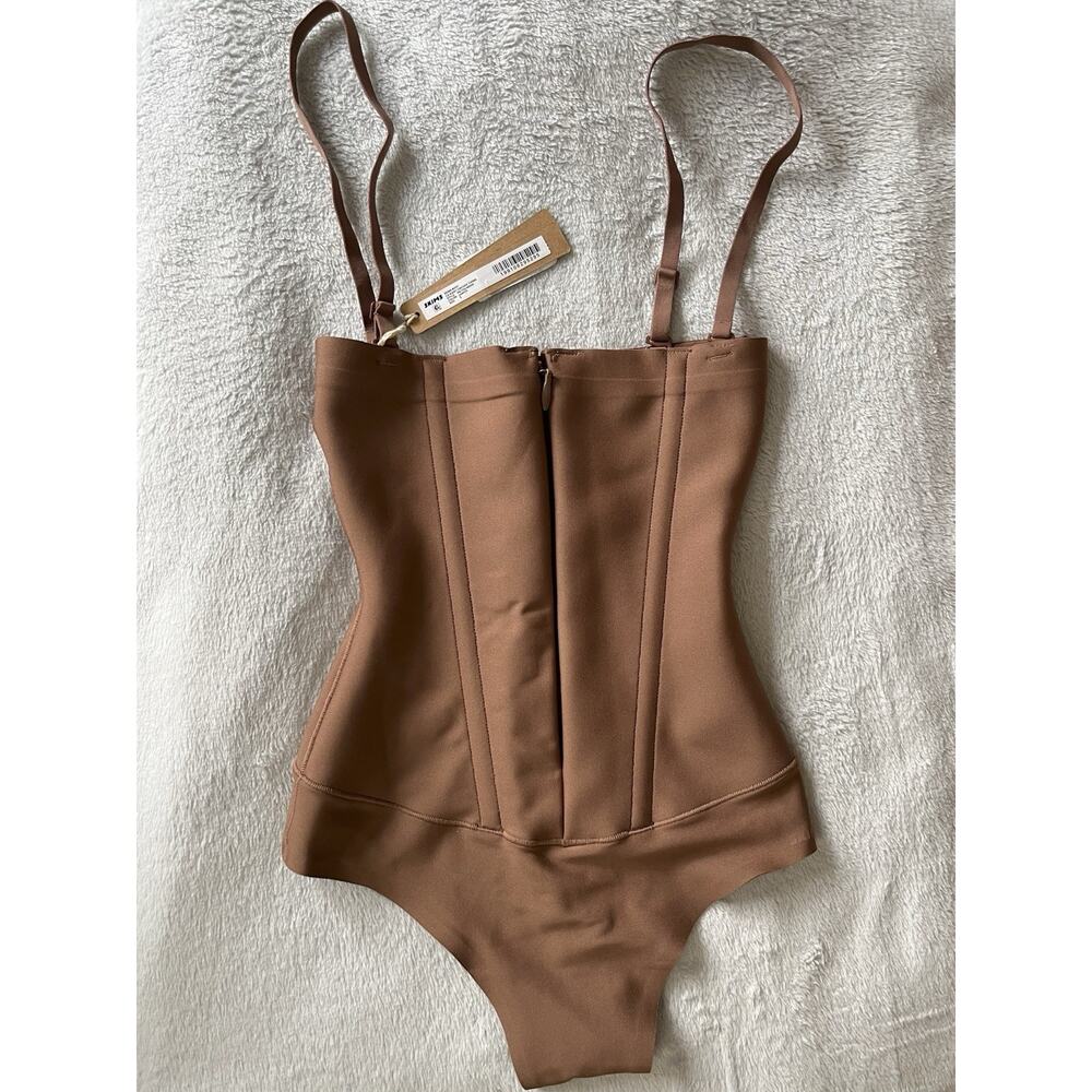 Skims Body CS Waist Cincher Thong PN-THG-8650W Sm Jasper Corset Snap Gusset NEW